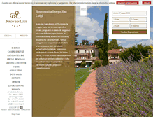 Tablet Screenshot of borgosanluigi.it